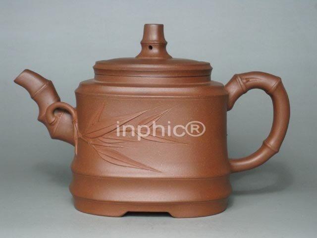 INPHIC-紫玉金砂 特  紫砂手工工藝美術師-四方竹鼎 底槽青