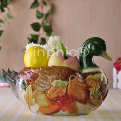 INPHIC-春江水暖鴨先知 陶瓷果盤歐式乾果盤