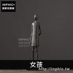 INPHIC-客廳人物房間非洲現代裝飾品擺設家居復古擺件簡約工藝品-女孩