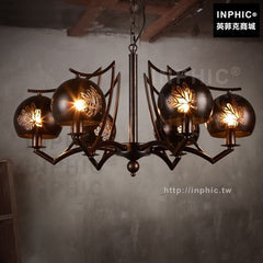 INPHIC-燈具複古吊燈客廳工業風烤漆鐵藝工作室臥室餐廳主題酒店