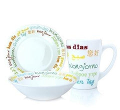 INPHIC-餐具套裝一人套裝餐具鋼化玻璃餐具套件