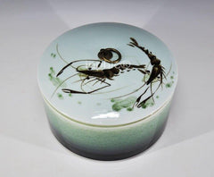 INPHIC-手繪精品瓷器茶葉罐 純手工製作大款普洱茶葉罐 醒茶罐 大展