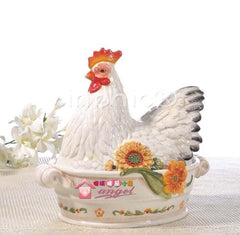 INPHIC-簡歐春母雞陶瓷加蓋碗 湯碗家居飾品日用