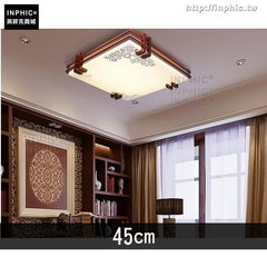 INPHIC-led吸頂燈客廳燈臥室燈餐廳原木燈具日式燈飾中式-45cm