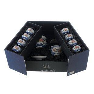 INPHIC-鬥彩牡丹13件功夫茶具套裝 整套 陶瓷茶具 茶具