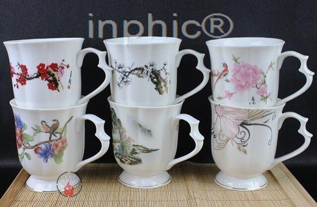 INPHIC-原創多用途陶瓷馬克杯 辦公室水杯 牛奶杯 早餐杯 咖啡杯 杯子 6個組
