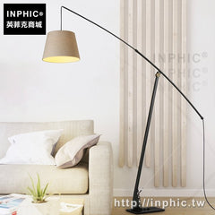 INPHIC-現代簡約釣魚燈落地燈布材臥室客廳立燈美式沙發燈