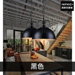 INPHIC-吧臺Loft簡約工業風複古餐廳走廊現代鐵藝樓梯裝飾燈具吊燈陽臺-黑色