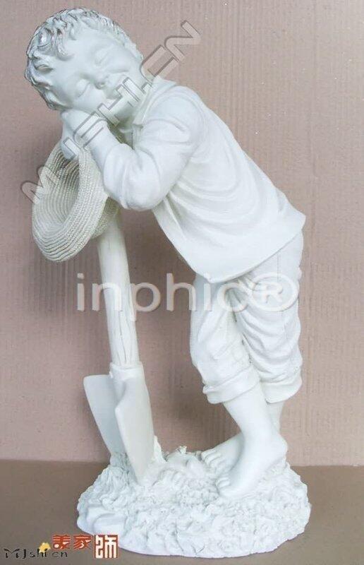 INPHIC-歐式現代簡約家居擺飾天使休息