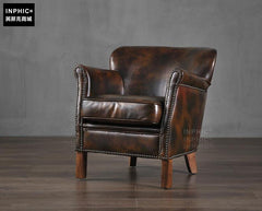 INPHIC-美式北歐單人沙發 油臘皮皮布藝沙發