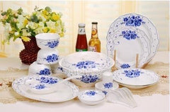 INPHIC-景德鎮陶瓷器56頭韓式骨瓷餐具套裝創意爐碗盤碟