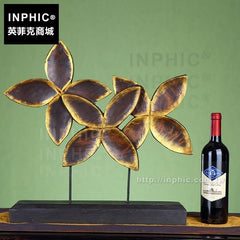 INPHIC-裝飾品桌面擺飾泰式工藝品東南亞泰國木雕樹葉裝飾