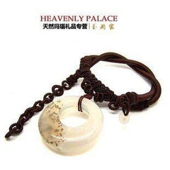 INPHIC-天然瑪瑙平安扣吊墜項鏈 頸鏈 A 款