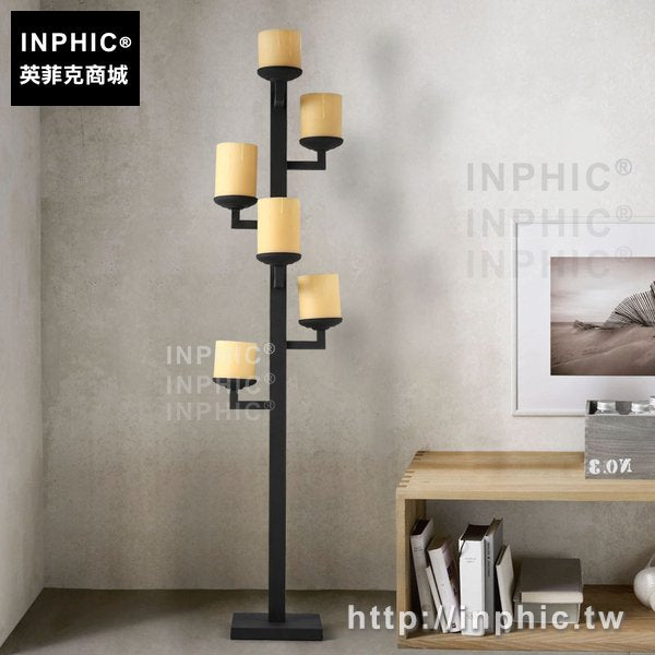 INPHIC-枝形落地燈美式裝飾臥室客廳燭臺新古典
