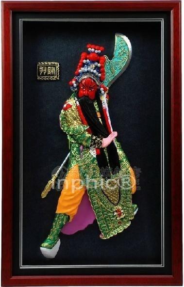 INPHIC-關羽2 冷瓷浮雕工藝品家居酒店牆壁裝飾掛件中國節日商務