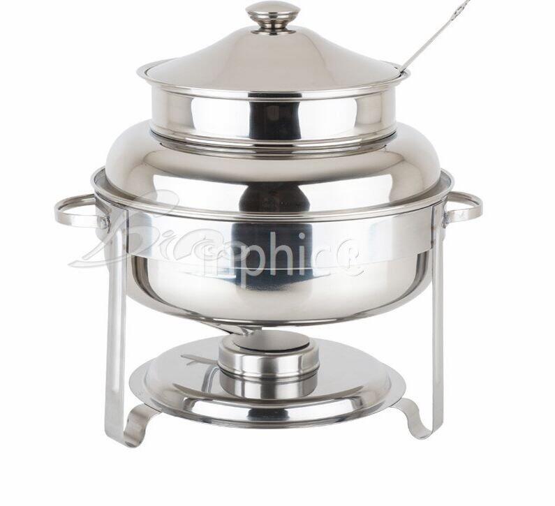INPHIC-全鋼圓形保暖湯煲加熱保溫湯鍋自助餐爐 湯爐