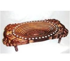 INPHIC-印巴文化印巴風情進口工藝品家居裝飾手工木雕果盤