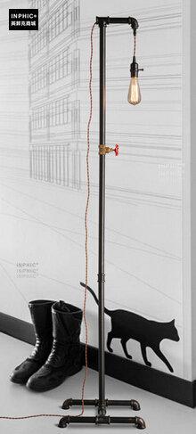 INPHIC-美式復古落地燈創意鐵藝客廳臥室床頭水管燈工業