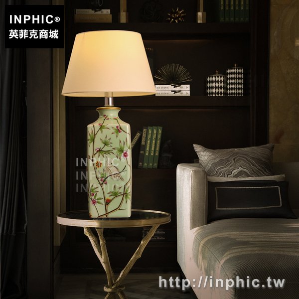 INPHIC-田園風新中式檯燈古典臥室客廳床頭歐美