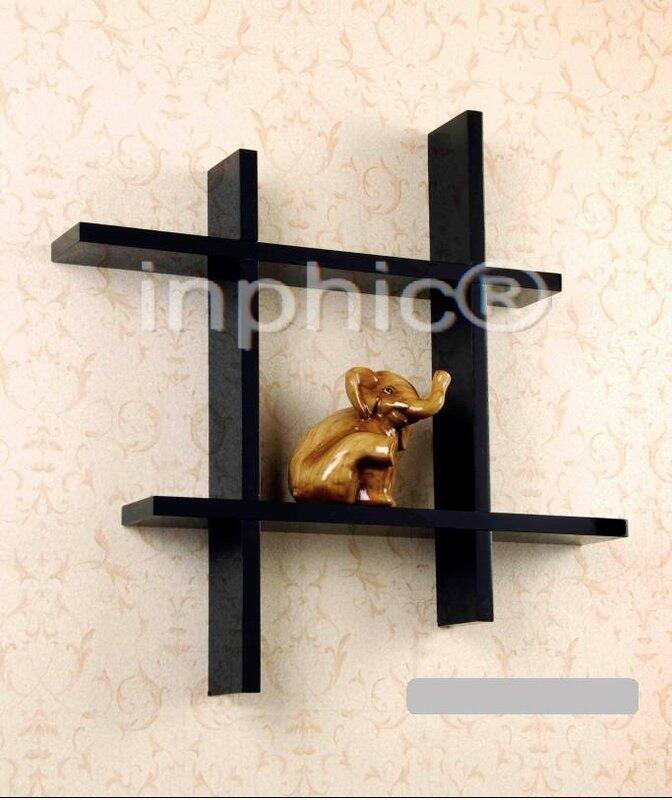 INPHIC-歐式擱板田園擱板實木托架置物架牆壁架擱板壁掛托架