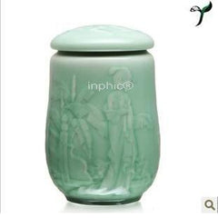 INPHIC-芭蕉美人 青瓷茶葉罐 儲物罐 陶瓷茶葉罐