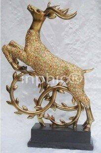 INPHIC-歐式客廳裝飾擺飾飾品泰國田園家居抽象 羚羊