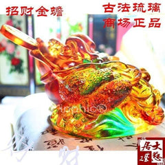 INPHIC-開光擺件琉璃吉祥家居平安飾品招財納財大金蟾擺設