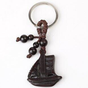 INPHIC-宗教 雷擊棗木一帆風順鑰匙扣招財避邪保平安掛件飾品