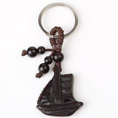 INPHIC-宗教 雷擊棗木一帆風順鑰匙扣招財避邪保平安掛件飾品