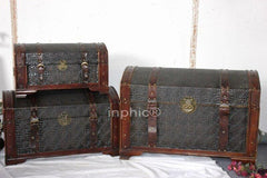 INPHIC-復古風格家居裝飾品 工藝品 軟裝 仿舊大皮箱 古董箱套3