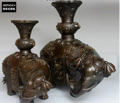 INPHIC-開運 開光純銅象仿古辦公室裝飾工藝品喬遷開業銅大象