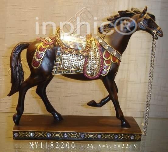 INPHIC-歐式客廳裝飾擺飾傢俱飾品泰國家居奔馬