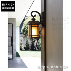 INPHIC-床頭復古餐廳美式玻璃罩歐式玄關壁燈臥室