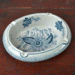 INPHIC-青花裂紋陶瓷煙灰菸灰缸 裝飾煙灰菸灰缸 家居擺飾 創意擺設