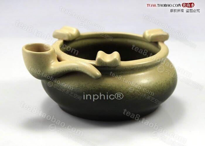 INPHIC-精品陶製煙斗小煙灰菸灰缸 古陶器 古香古色陶瓷煙缸 家居擺飾G48