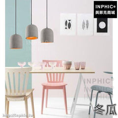 INPHIC-現代吊燈水泥方形吧臺工業風LOFT簡約餐廳復古缺口-冬瓜
