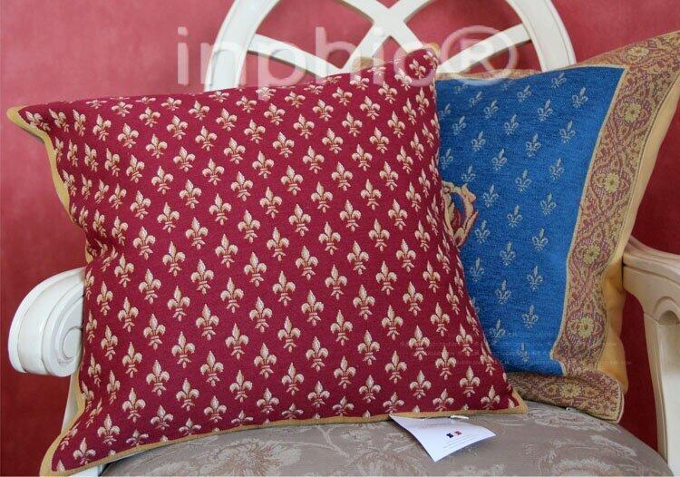 INPHIC-錦繡 法國進口高端奢適品 靠墊套 紅柱頭