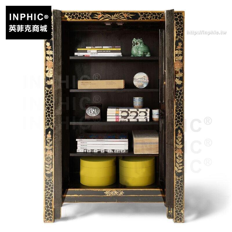 INPHIC-玄關鞋櫃蝴蝶櫃中式鞋櫃儲物櫃裝飾櫃大容量實木-部4層隔板