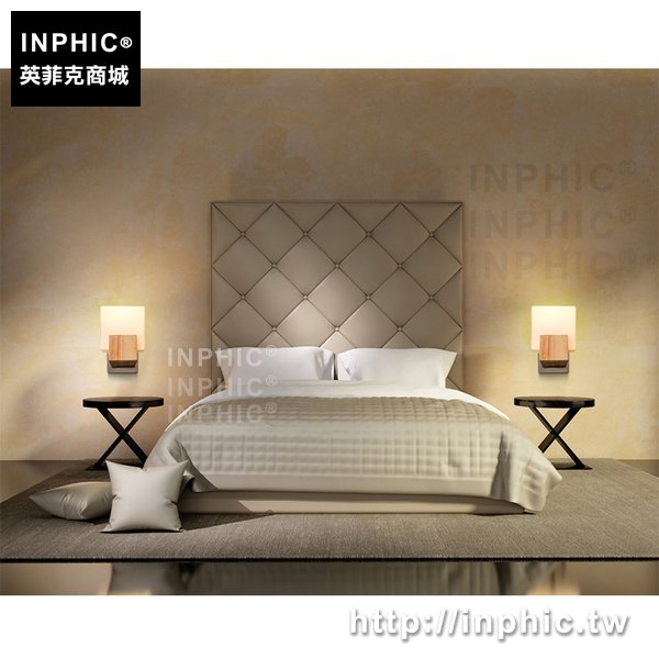 INPHIC-樓梯新中式實木日式床頭燈現代北歐臥室簡約