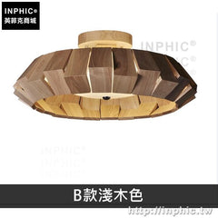 INPHIC-實木燈飾現代木製客廳臥室燈具簡約吸頂燈餐廳燈藝術-B款淺木色