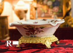 INPHIC-蕭伯納煙灰菸灰缸 歐式復古 樹脂陶瓷飾品裂紋擺設煙灰菸灰缸