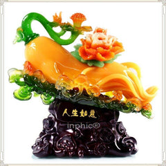INPHIC-贈長輩樹脂家居裝飾人生如意精美工藝