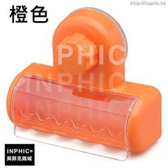 INPHIC-吸盤牙刷架壁掛雙人雙人創意牙具座吸壁式漱口用具洗澡用具置物架子-橙色