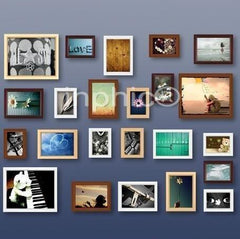 INPHIC-23框歐式混搭實木照片牆相框牆相片牆雙模版送圖片