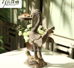 INPHIC-中式工藝品 燭臺 擺設 裝飾品延年燭臺