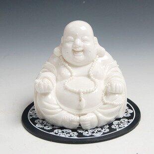 INPHIC-德化彌勒佛陶瓷像 汽車內飾擺飾 家居擺設 圓佛