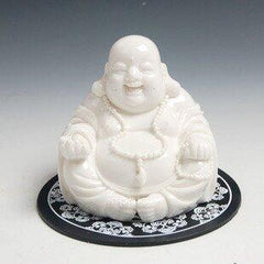 INPHIC-德化彌勒佛陶瓷像 汽車內飾擺飾 家居擺設 圓佛