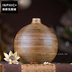 INPHIC-花瓶客廳裝飾品擺飾工藝品木雕中式東南亞家居