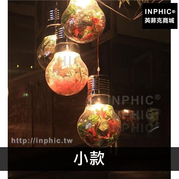 INPHIC-綠植胡桃酒館燈具主題餐廳咖啡廳吊燈裝飾玻璃藝術-小款