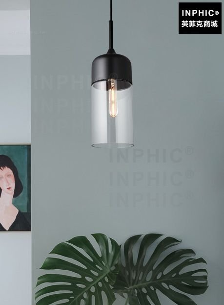 INPHIC-客廳現代簡約玻璃燈飾吊燈 北歐餐廳吧臺復古